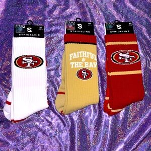 San Francisco 49er Strideline Socks